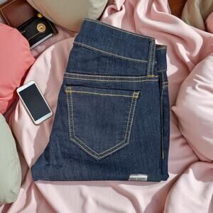 Lovesick Hot Topic Women's 0 Dark Indigo Blue The Skinny Jeans Stretch Denim